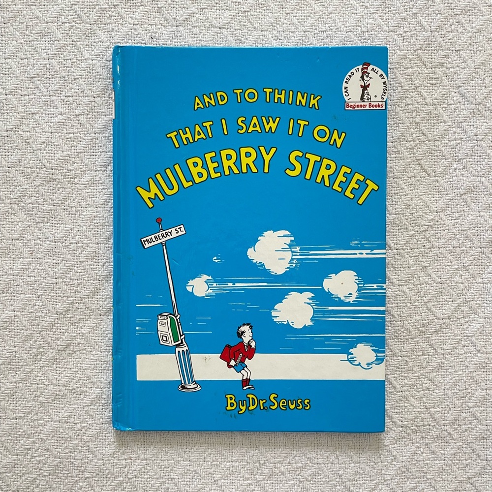 And To Think That I Saw It On Mulberry Street 1964 Book Club Edition Dr Seuss